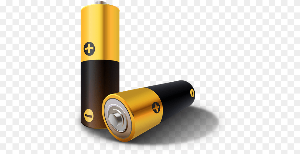 Batteries Battery Make Up Spiegel Met Verlichting, Weapon, Smoke Pipe, Ammunition Free Transparent Png