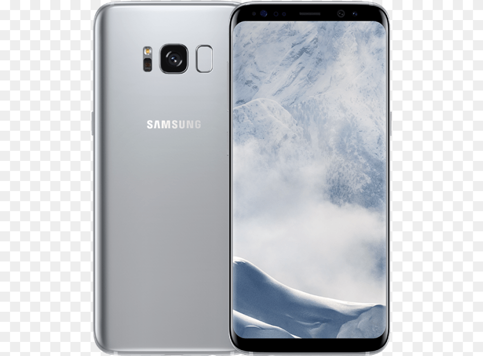 Battery Capacity And Display Size But More Specifically Samsung Galaxy S8 Arctic Silver, Electronics, Mobile Phone, Phone Png