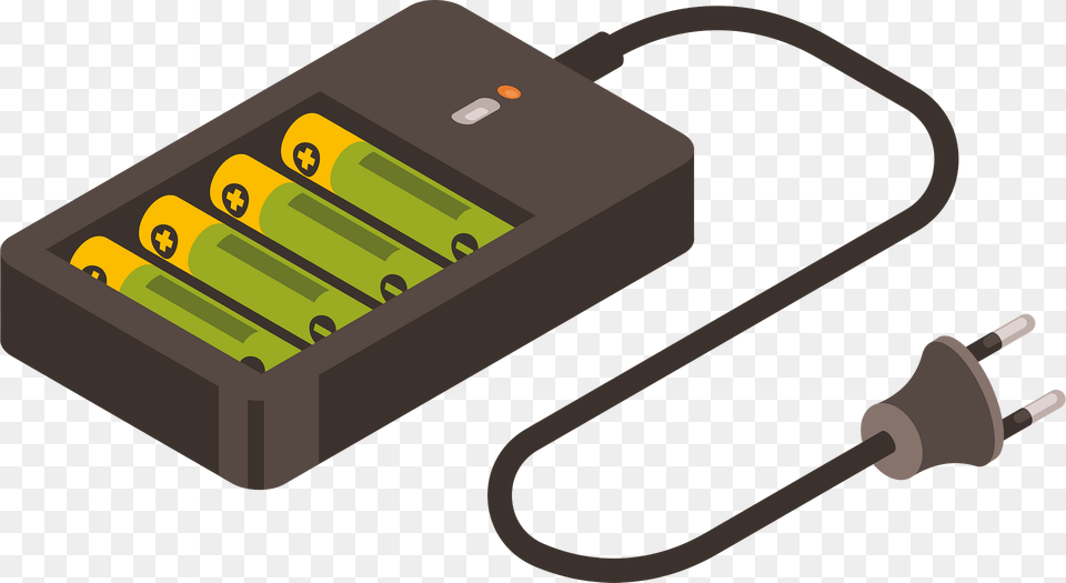 Battery Charger Clipart, Adapter, Electronics, Dynamite, Weapon Free Png Download