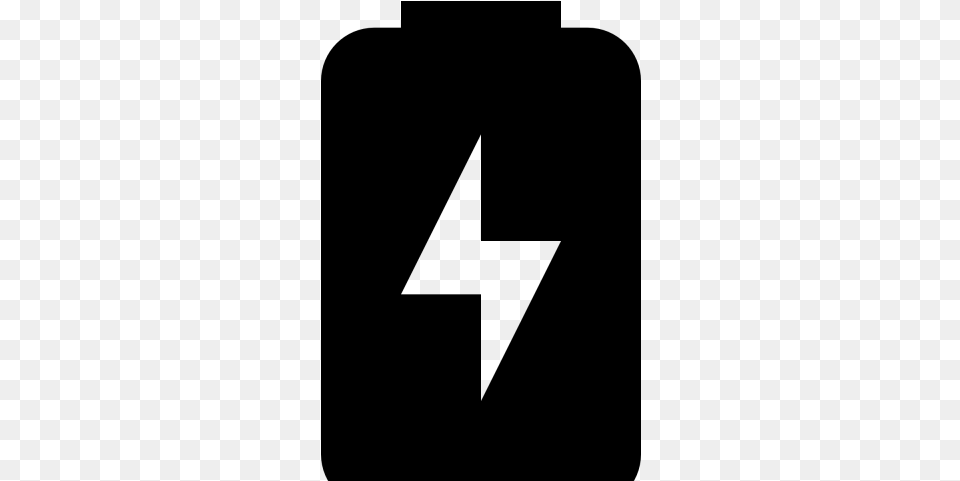 Battery Charging Clipart Battery Life Sign, Gray Free Png