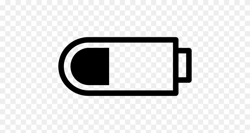 Battery Charging Icon, Gray Free Png