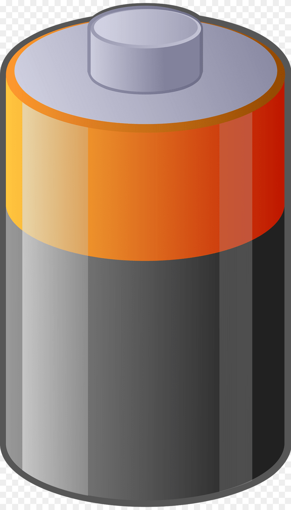 Battery Clipart, Cylinder Free Transparent Png