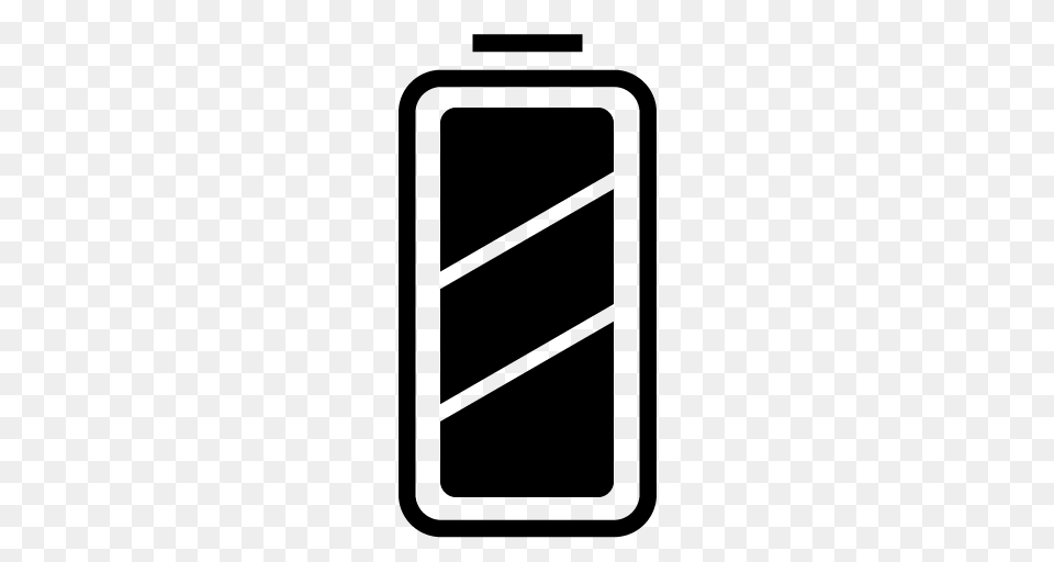 Battery Full Icon, Gray Free Transparent Png
