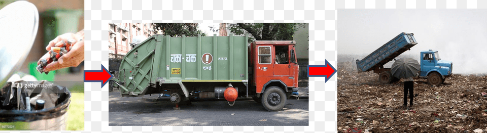 Battery Home To Landfill Trailer Truck, Trailer Truck, Transportation, Vehicle, Machine Png Image