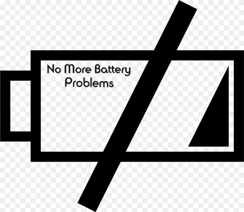Battery Icon, Gray Free Png