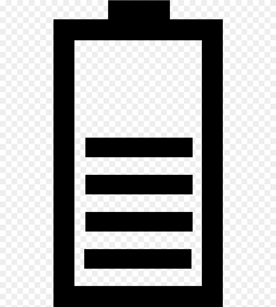 Battery Icon Download Monochrome, Gray Free Png