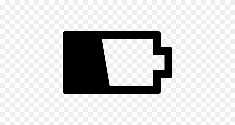 Battery Low Battery Low Fuel Icon With And Vector Format, Gray Free Transparent Png