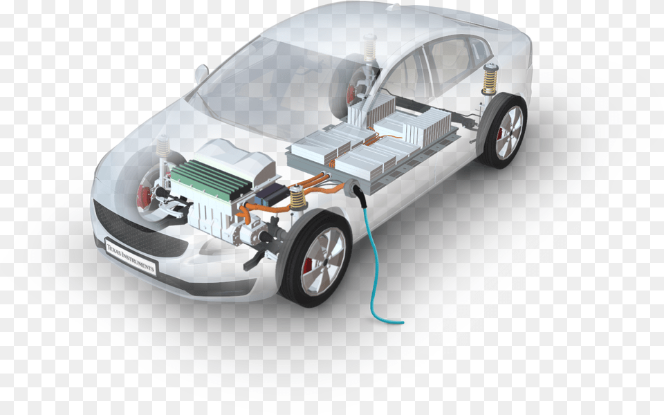Battery Management System Of Electric Vehicle, Car, Transportation, Wheel, Machine Free Png Download
