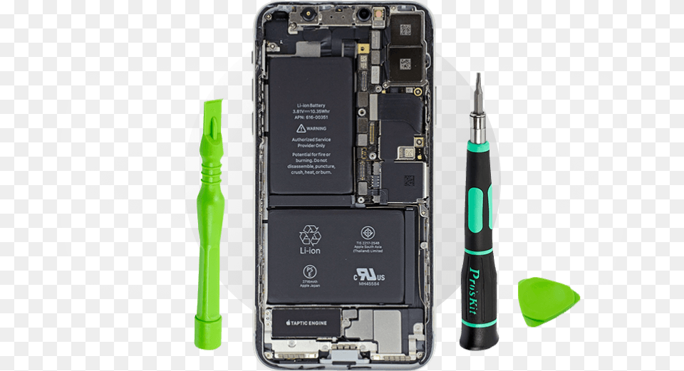 Battery On Iphone X, Electronics, Mobile Phone, Phone, Hardware Free Png Download