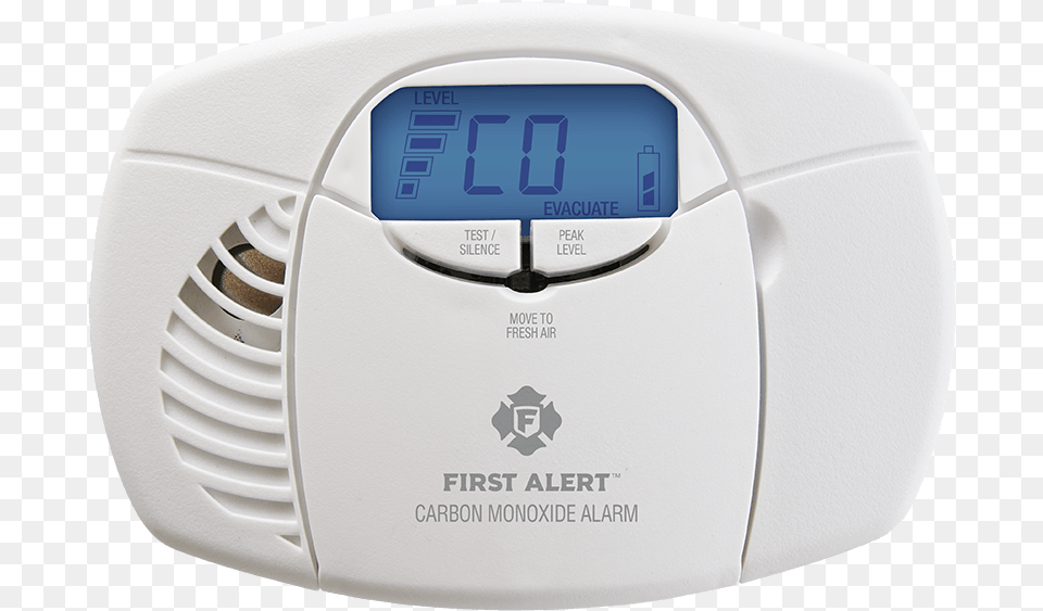 Battery Operated Carbon Monoxide Alarm With Backlit First Alert, Computer Hardware, Electronics, Hardware, Monitor Free Png Download