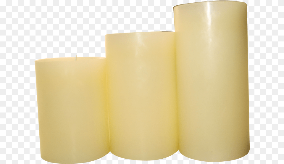 Battery Powered Led Slim Pillar Wax Candles Flameless Candle Free Png