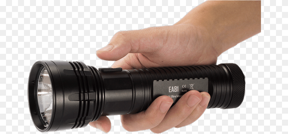 Battery Powering A Flashlight, Lamp, Light, Person Png