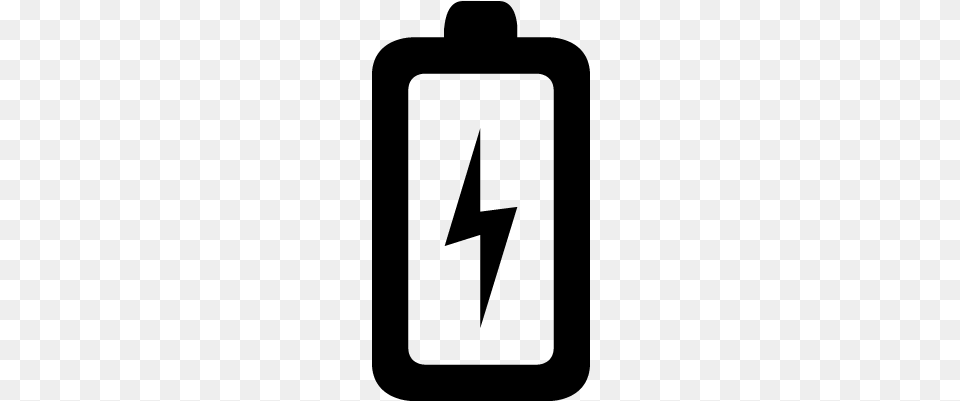 Battery With A Bolt Vector Energy Ico, Gray Png