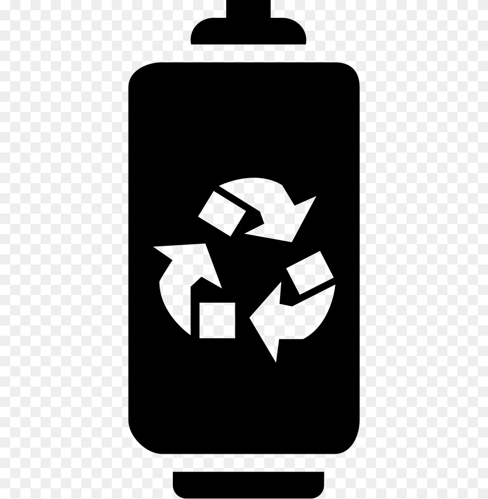 Battery With Recycle Symbol Icon Download, Recycling Symbol, First Aid Free Png
