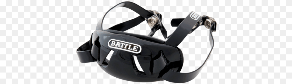 Battle Adult Black Chrome Hard Chin Strap Strap, Helmet, Clothing, Hardhat, Accessories Png Image
