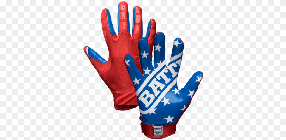 Battle American Flag Youth Football Receiver Gloves Best Football Gloves, Baseball, Baseball Glove, Clothing, Glove Png Image