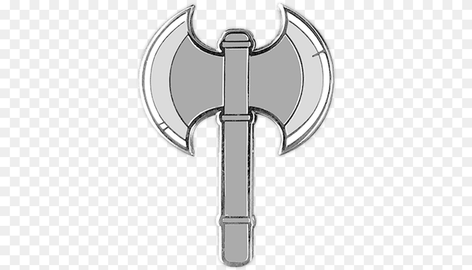 Battle Axe Enamel Pin Other Small Weapons, Weapon, Device, Tool, Bathroom Png Image