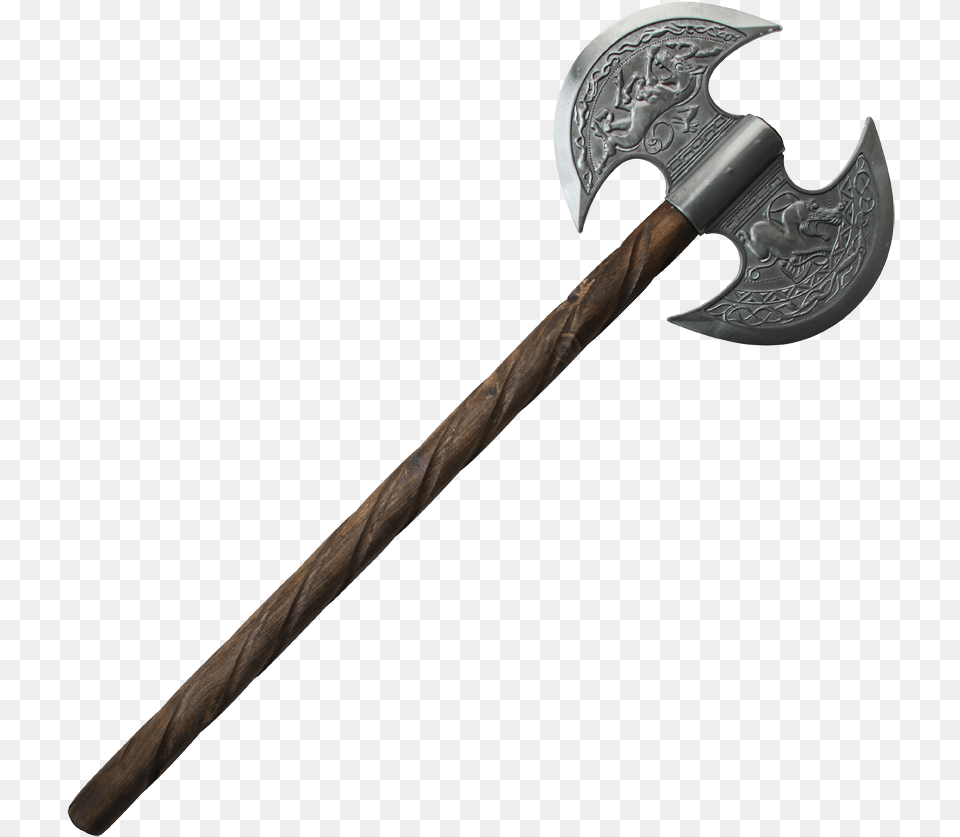 Battle Axe Medieval Weapons, Weapon, Device, Tool, Electronics Free Png Download