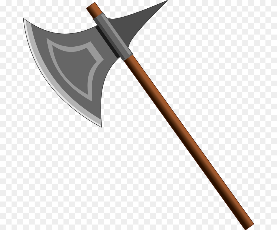 Battle Axe Weapon Throwing Axe Dane Axe Weapons Clipart, Device, Tool, Blade, Dagger Free Png
