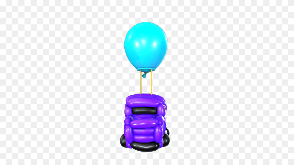 Battle Balloon Back Bling Backpacks, Light, Purple Png Image
