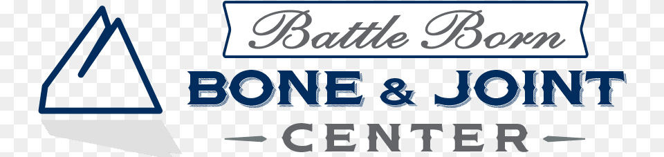Battle Born Bone Amp Joint Center, Triangle, Text Png