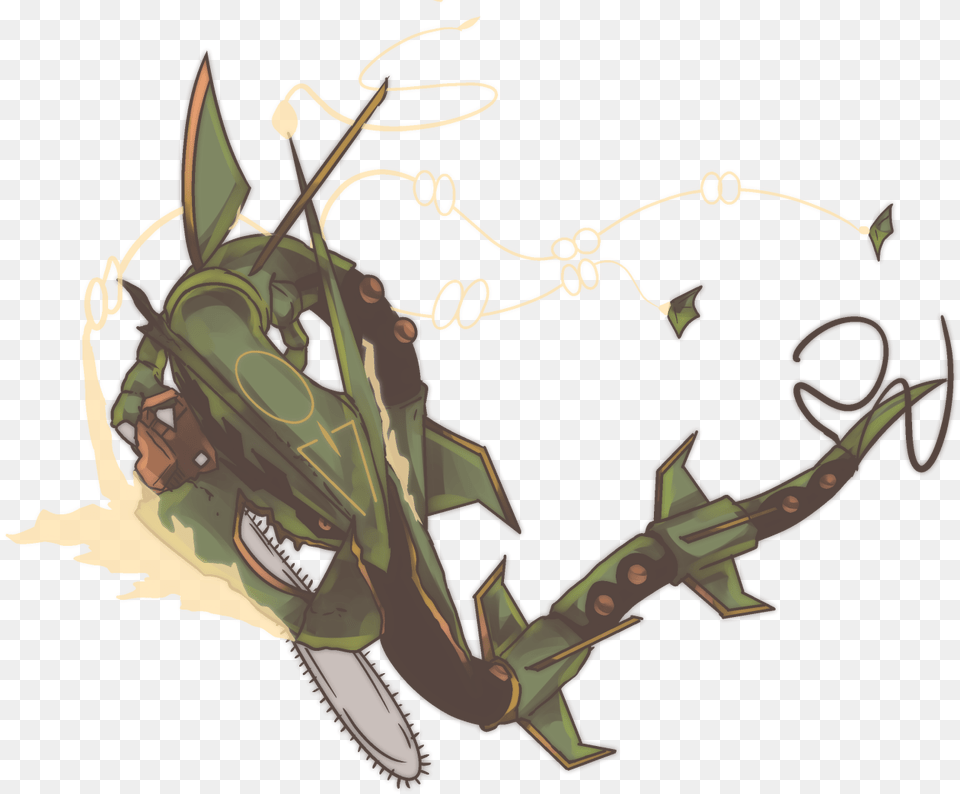 Battle Damage Mega Rayquaza217th 5 Commission Want Illustration, Electronics, Hardware Free Transparent Png