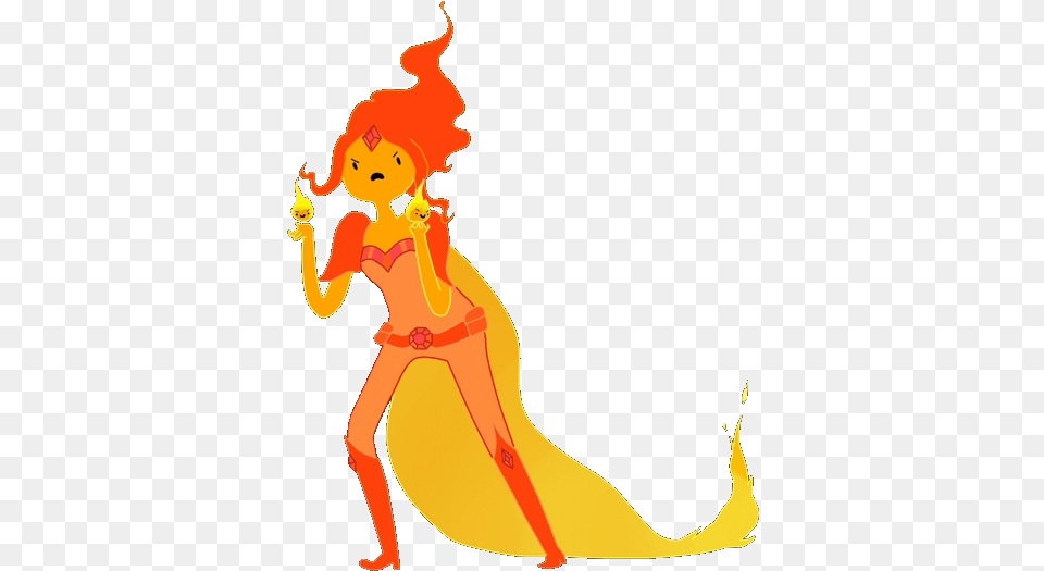 Battle Flame Princess Adventure Time Flame Princess, Cartoon, Adult, Female, Person Free Png