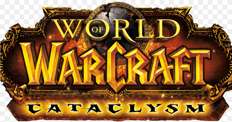 Battle For Azeroth Logo Blue And Gold World Of Warcraft Cataclysm Logo, Gambling, Game, Slot Free Png Download