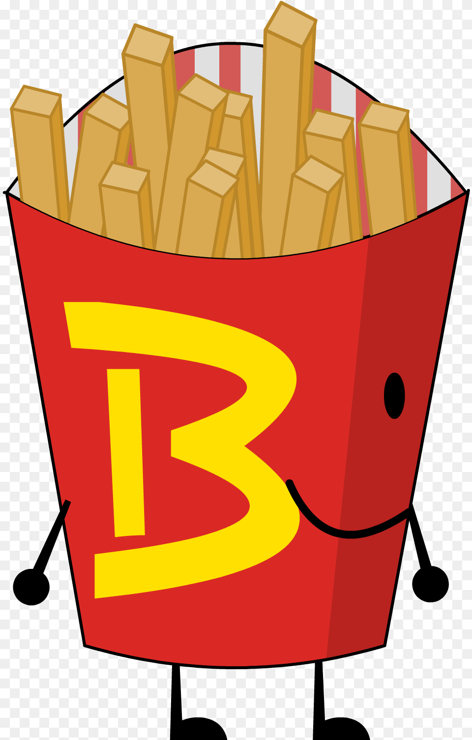 Battle For Dream Island Wiki Bfdi B Fries, Food, Dynamite, Weapon Png