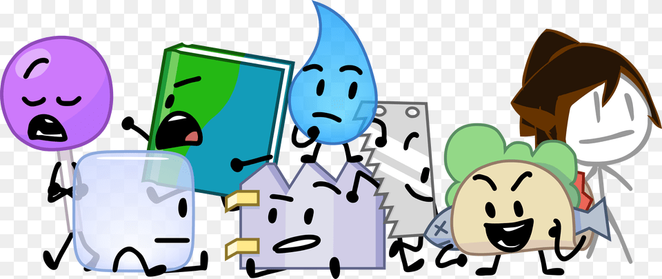Battle For Dream Island Wiki Bfdi Character Guide Book, People, Person, Face, Head Free Transparent Png