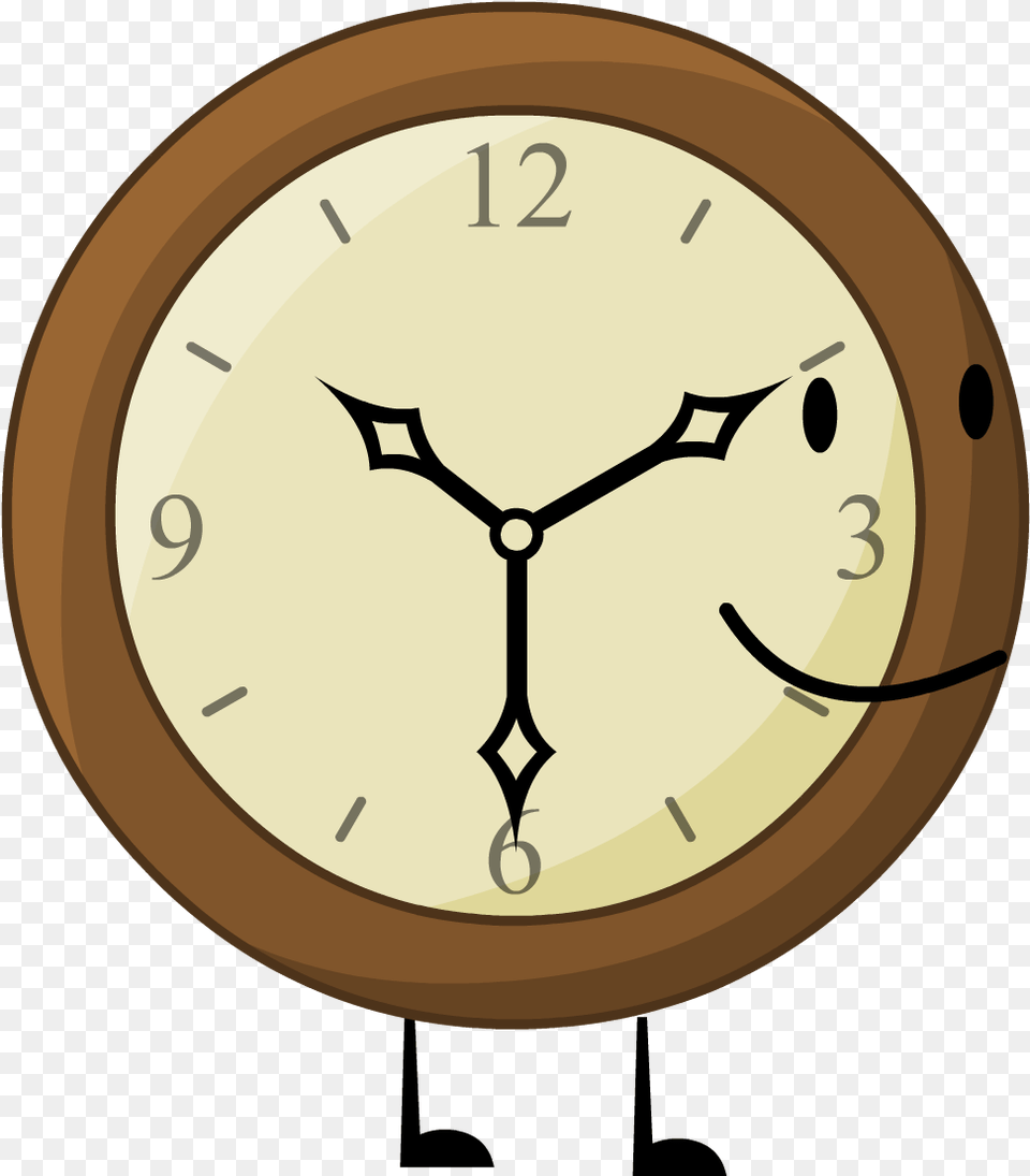 Battle For Dream Island Wiki Bfdi Clock Asset, Analog Clock, Disk, Wall Clock Free Png Download