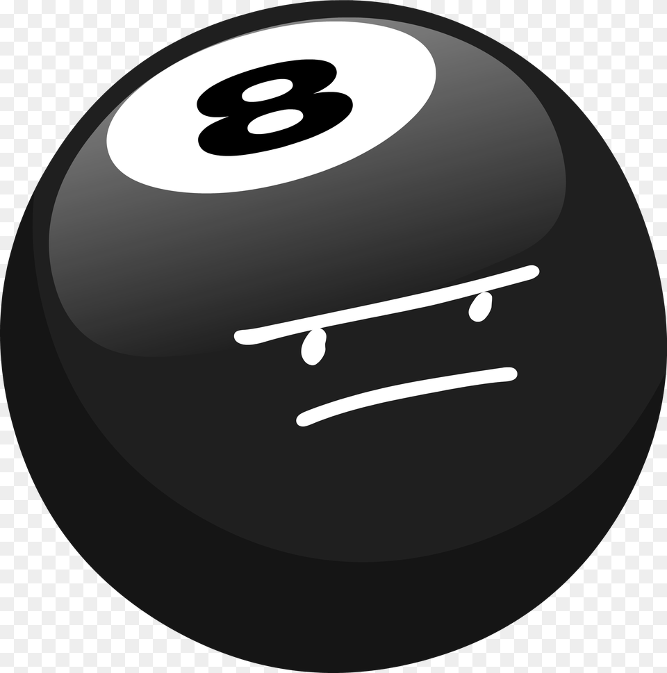 Battle For The Respect Of Roboty Wiki 8 Ball Bfb, Sphere, Furniture, Text Free Png