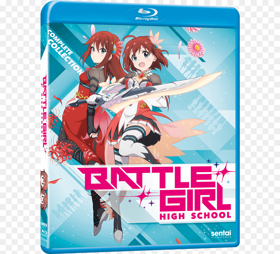 Battle Girl High School Battle Girl Project Dvd, Publication, Book, Comics, Manga Png Image