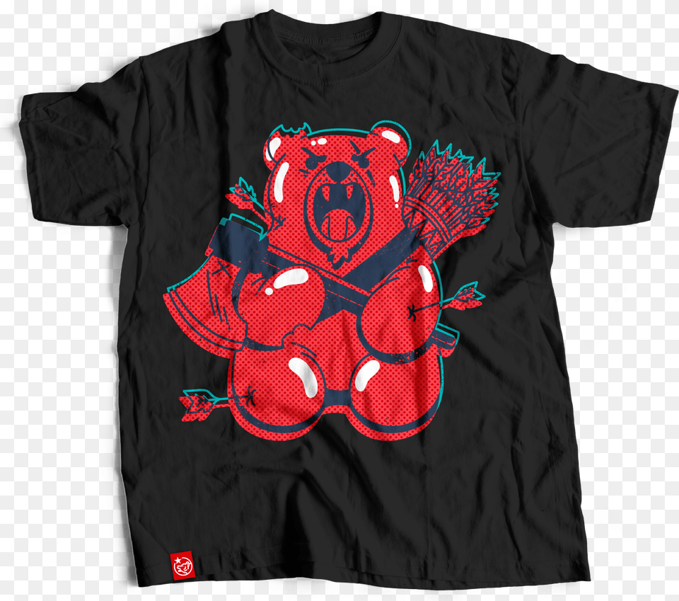 Battle Gummy Bear Red Star Cadet, Clothing, Shirt, T-shirt Free Png