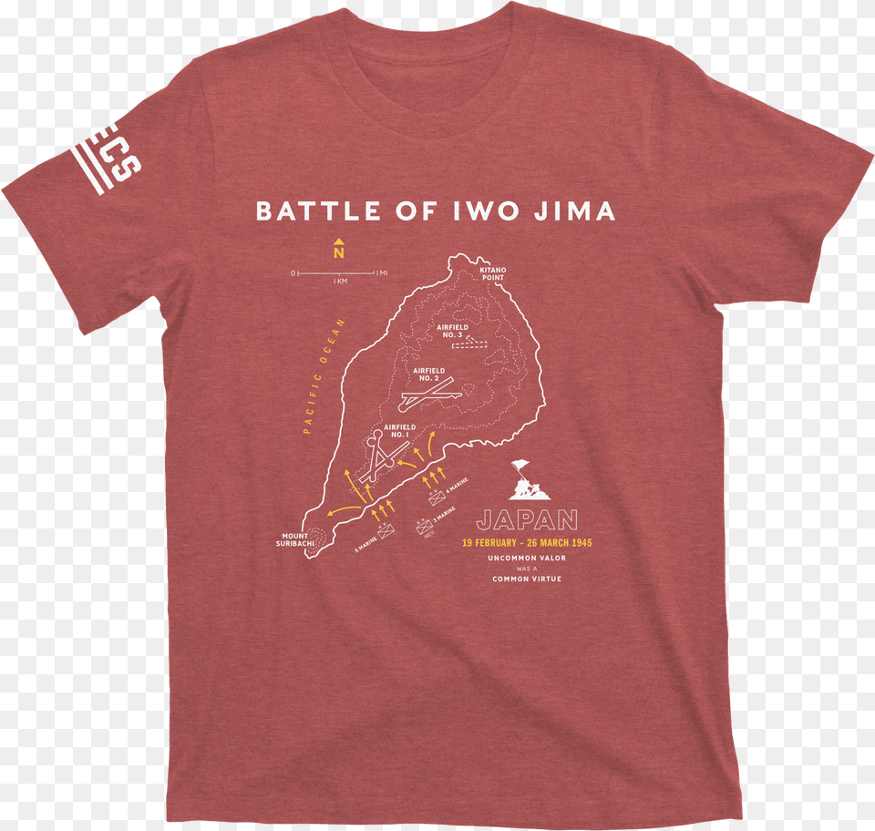 Battle Of Iwo Jima T Shirtclass T Shirt, Clothing, T-shirt, Chart, Plot Free Png Download