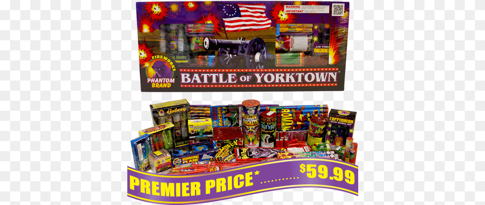 Battle Of Yorktown Fireworks Assortment Battle Of Yorktown Assortment Phantom Fireworks, Food, Sweets, Candy, Qr Code Png