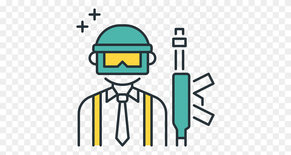 Battle Royale Game Multiplayer Player Pubg Shooting Icon, Helmet, Clothing, Hardhat Free Png Download