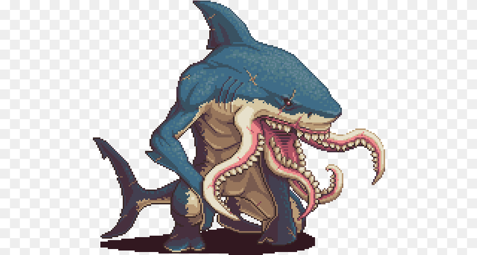 Battle Shark, Animal, Sea Life, Fish Free Png