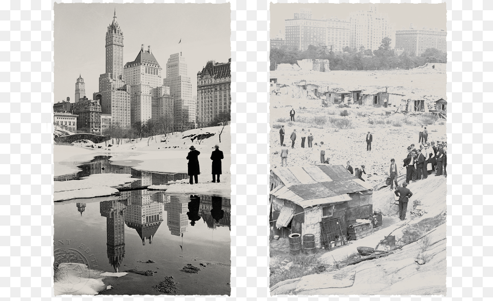 Battle To Save The New York Parks St Louis Hooverville, Art, Collage, Person, City Free Png