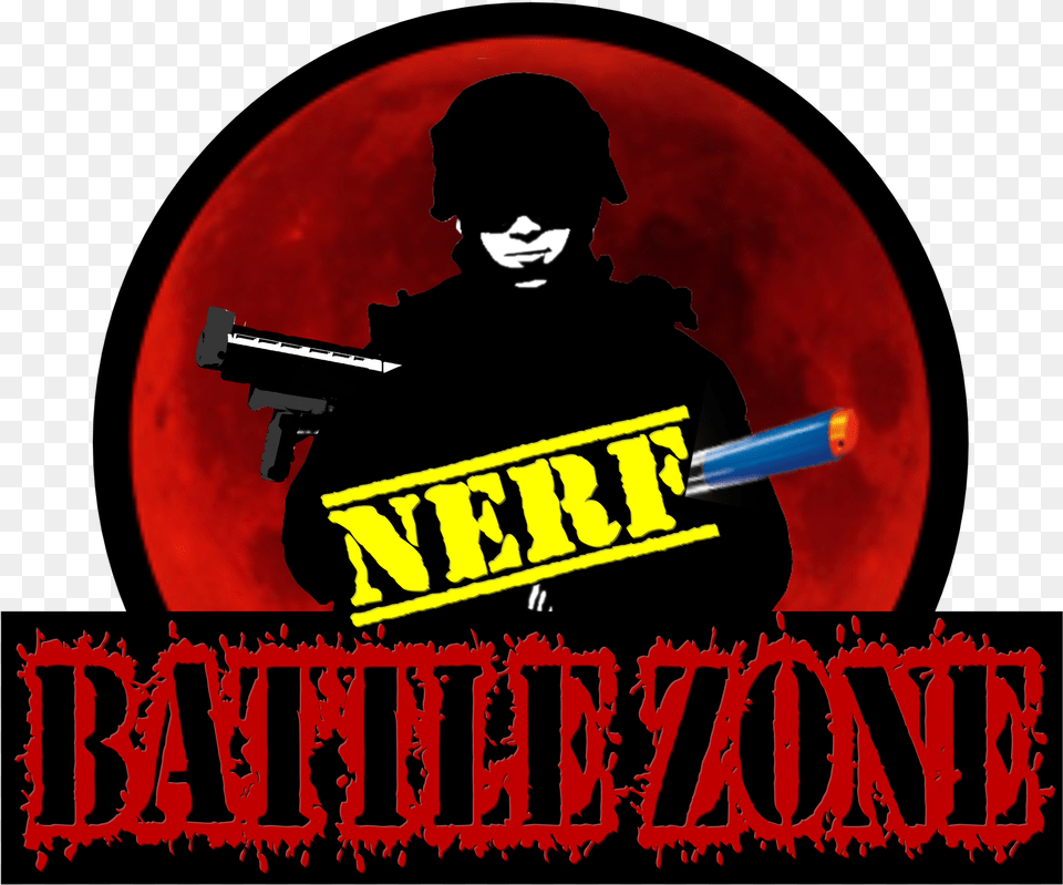 Battle Zone Nerf Dart Warz Birthday Party Denver Pueblo Nerf Battle Zone Logo, Book, Publication, Adult, Male Free Png