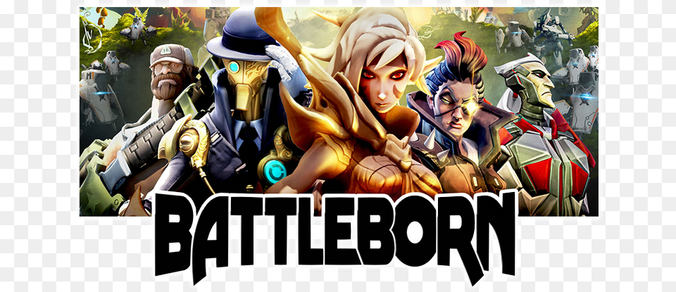 Battleborn Gearbox Battleborn, Book, Publication, Comics, Adult Free Transparent Png