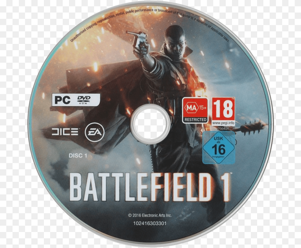 Battlefield 1 Rap Jt Machinima, Disk, Dvd, Adult, Person Png Image