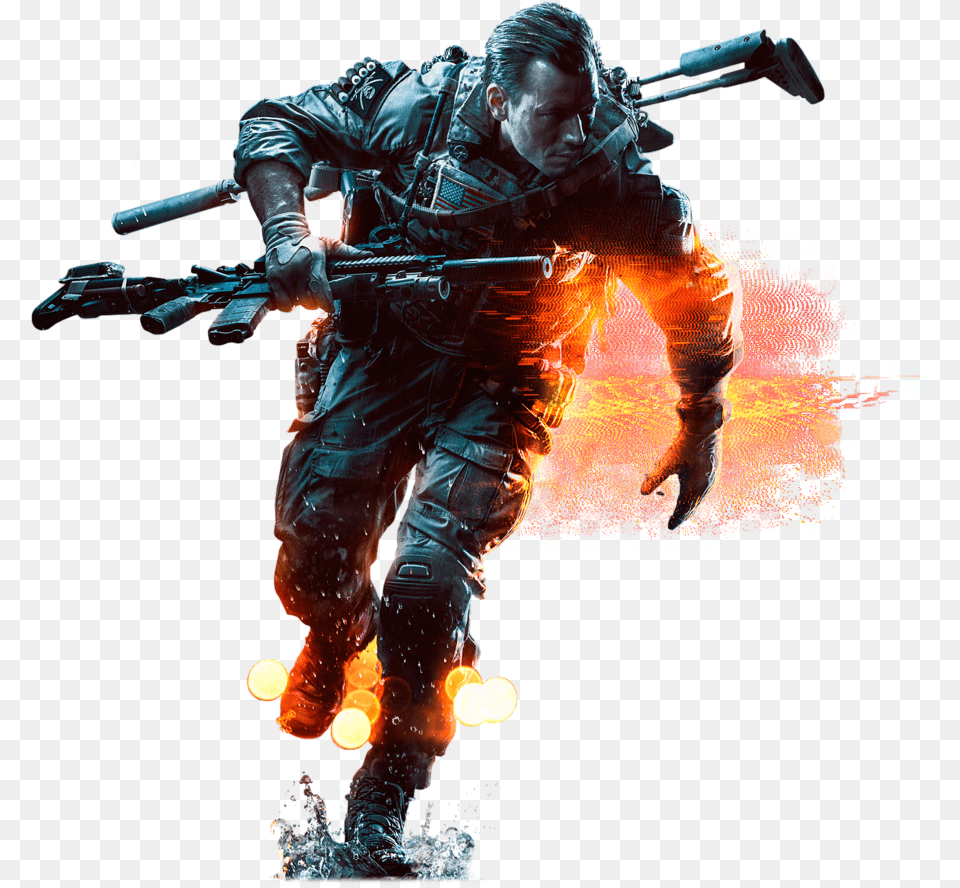 Battlefield, Adult, Male, Man, Person Free Png Download