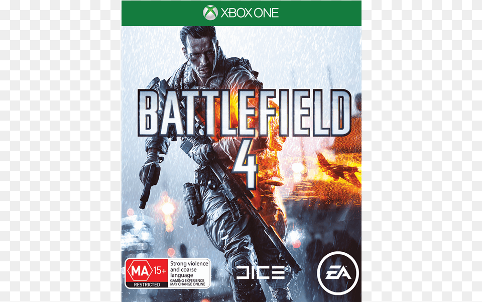 Battlefield 4, Advertisement, Poster, Adult, Male Png