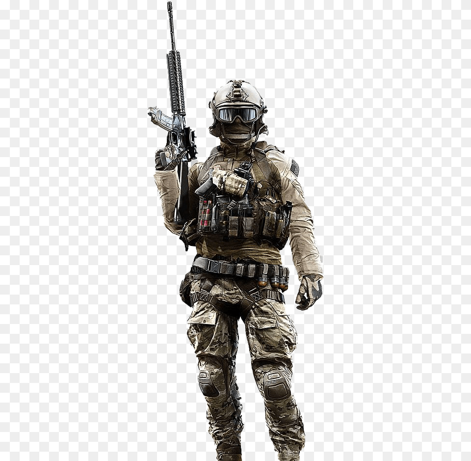 Battlefield 4 Assault Soldier, Adult, Person, Male, Man Free Transparent Png