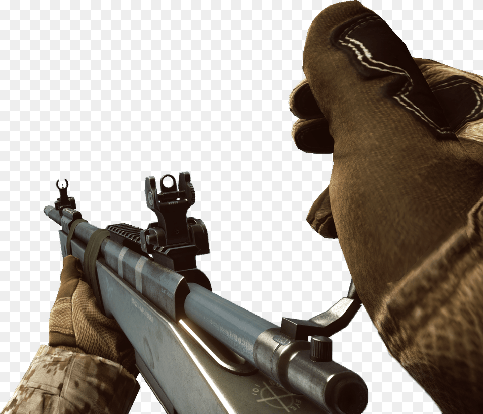Battlefield 4 Logo M40a5 Sniper, Clothing, Firearm, Glove, Gun Free Png Download