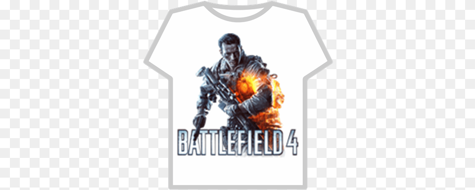 Battlefield 4 Roblox Battlefield, Clothing, T-shirt, Adult, Person Free Png