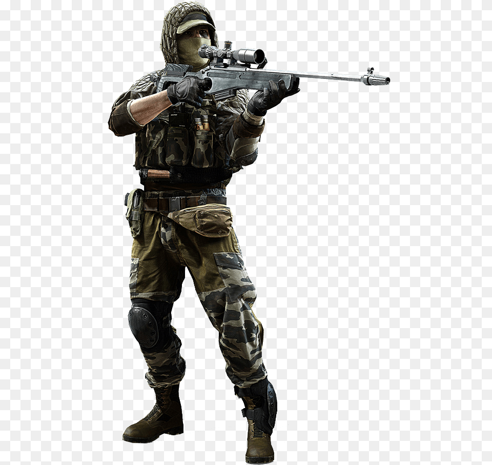 Battlefield 4 Russian Sniper, Weapon, Firearm, Rifle, Gun Png