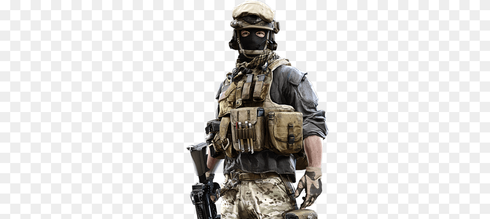 Battlefield, Adult, Person, Male, Man Free Png Download