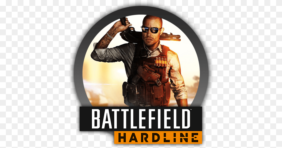 Battlefield Hardline 4 3 Video Game Battlefield Hardline Folder Icon, Weapon, Vest, Clothing, Firearm Free Png